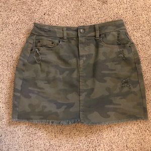 Vanilla star mini skirt Camo